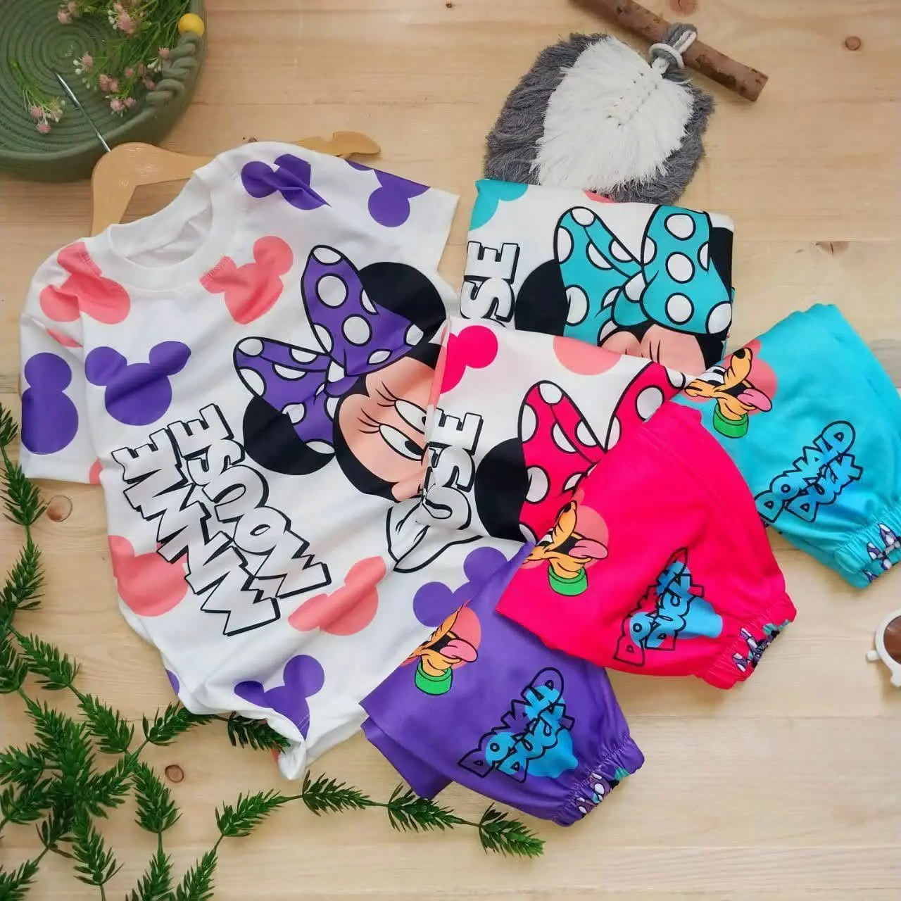 🔥تیشرت شلوار میکی موس🔥
