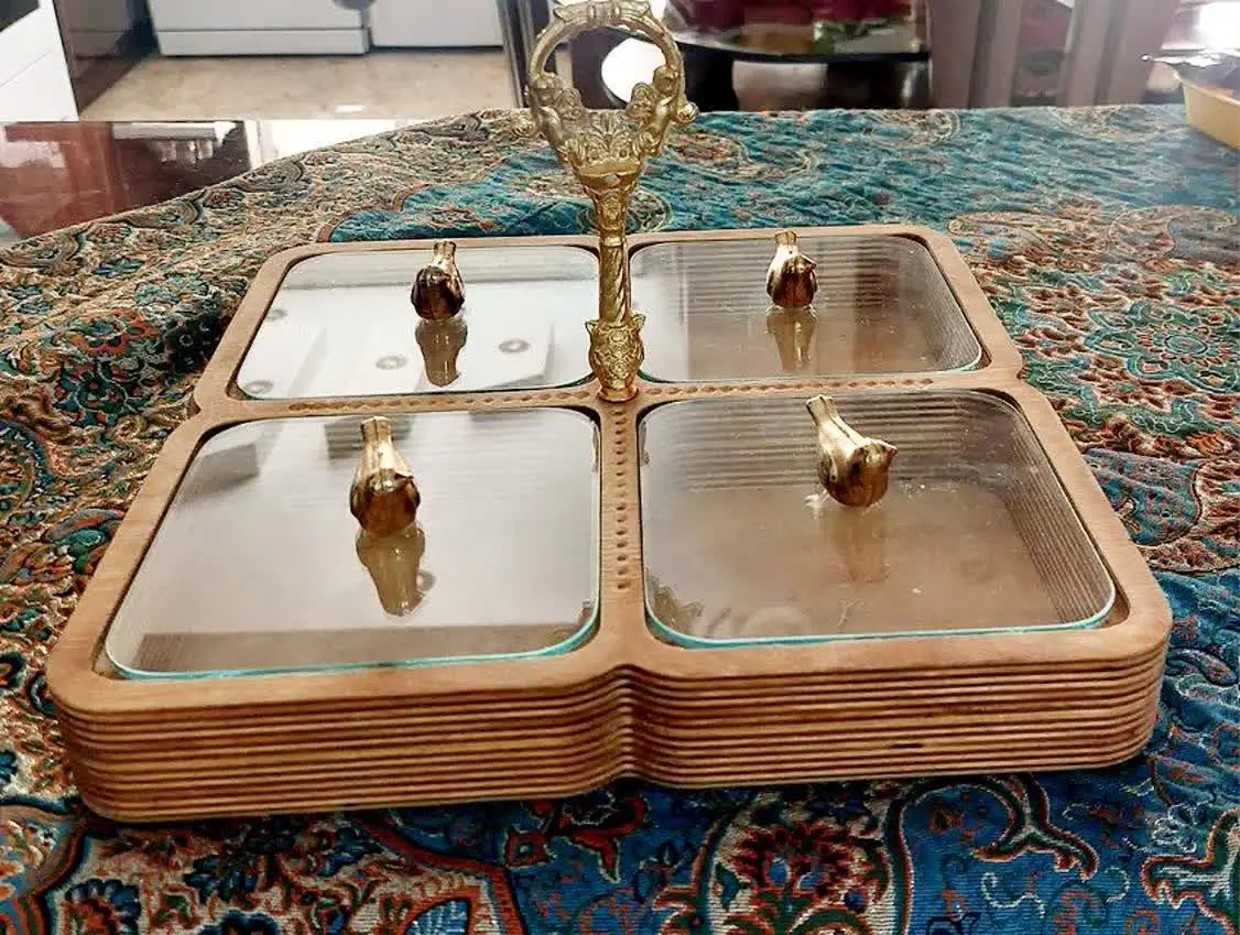 اردور خوری چوبی طرح پرنده