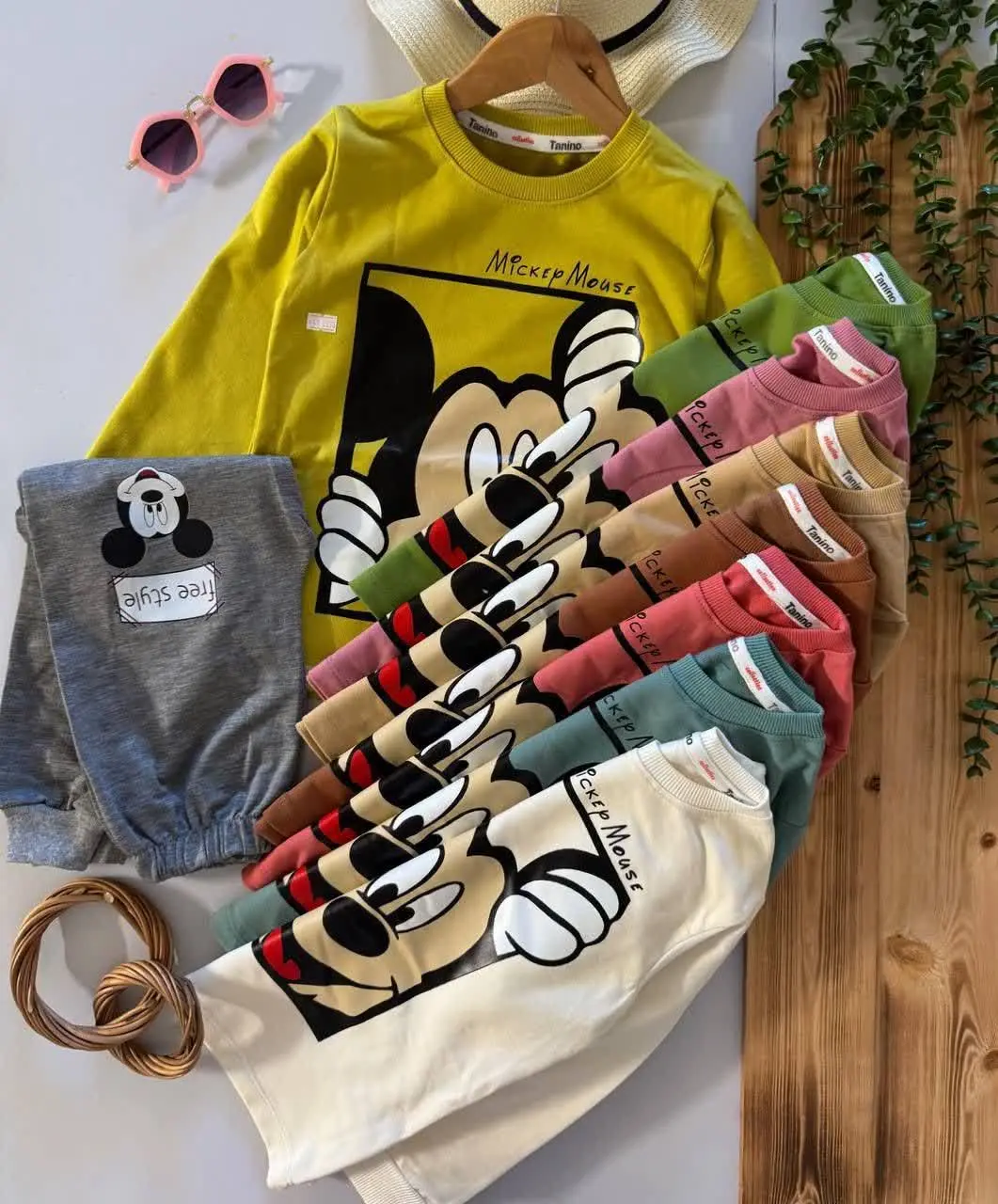💞 ست اقتصادی بلوز شلوار میکی موس💞

