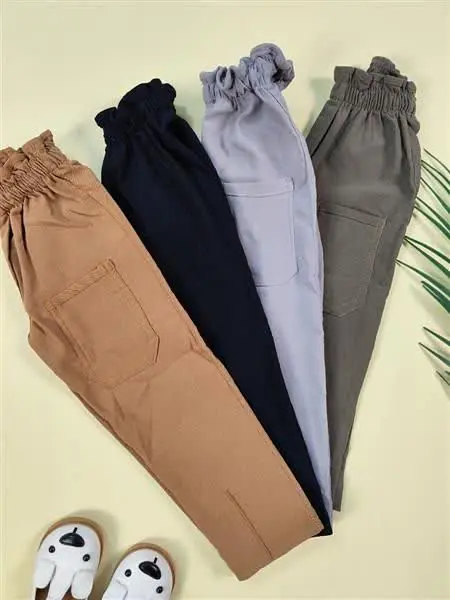 شلوار مام رنگی 
