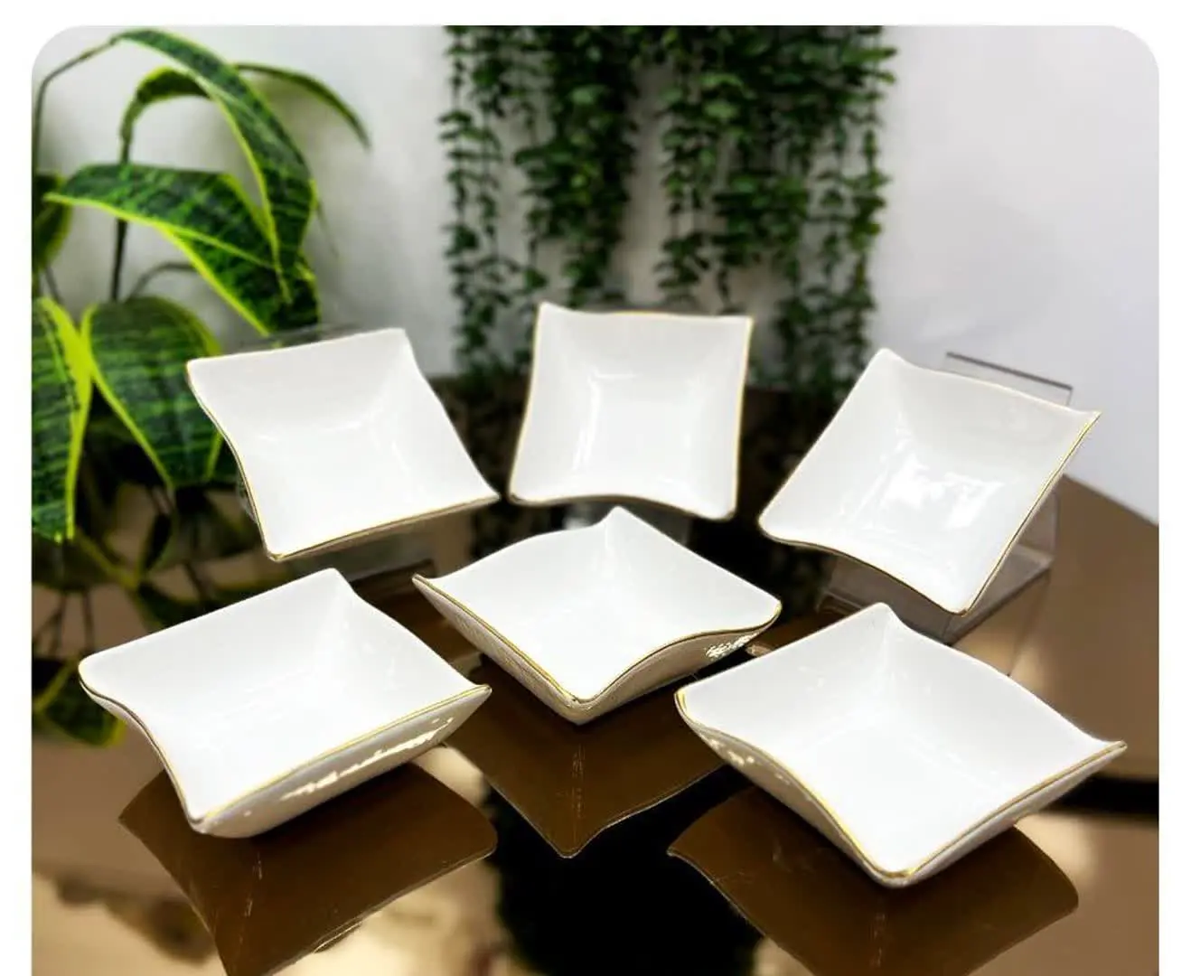 کاسه دفرمه لب طلا 🍓
