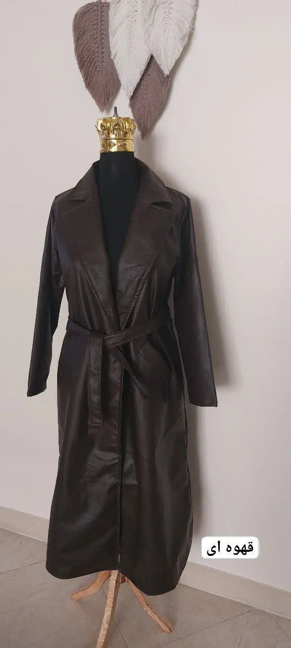 🍁نام: مانتو چرم بلند
