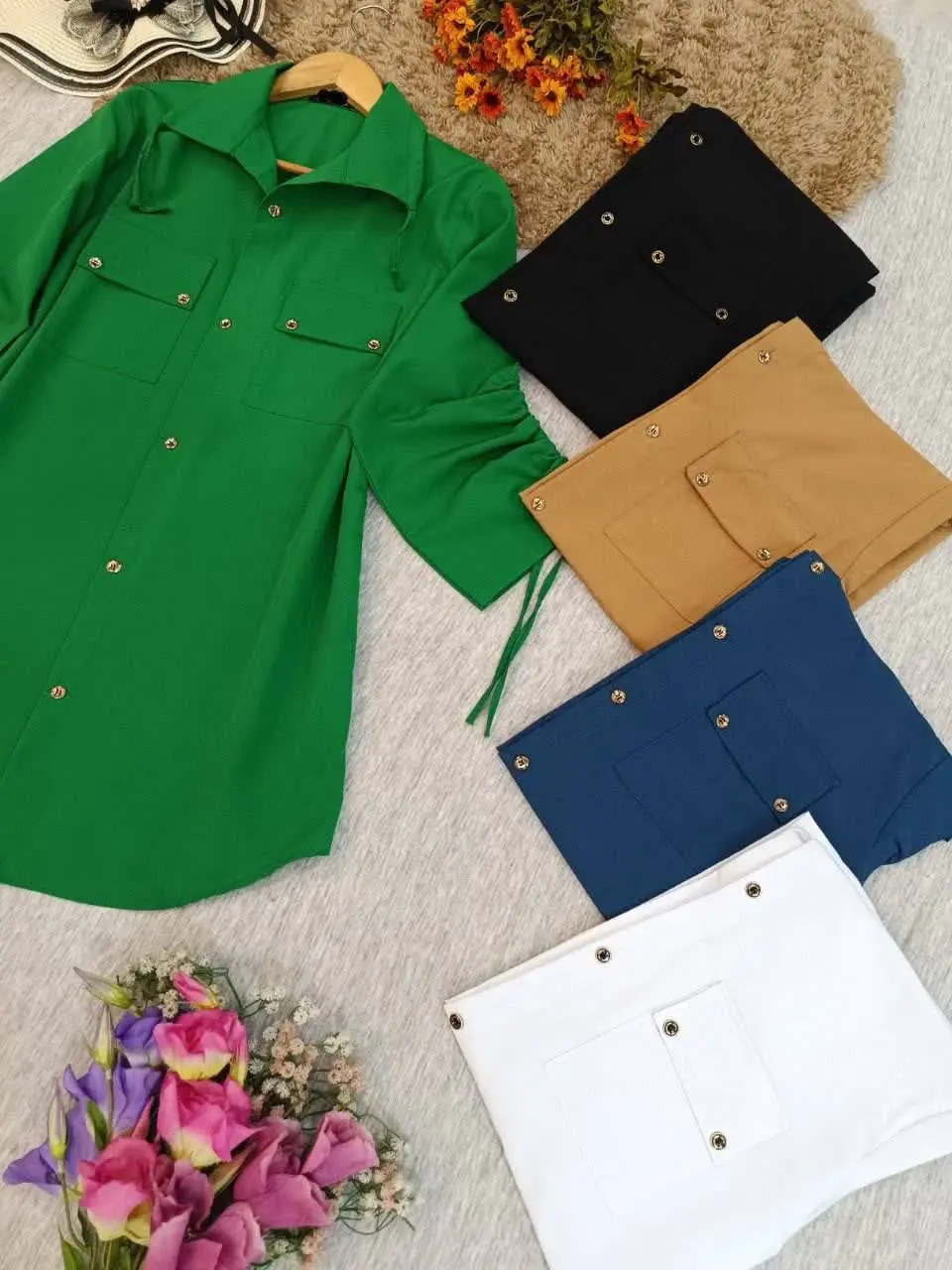 نام: مانتو آستین گت دار
