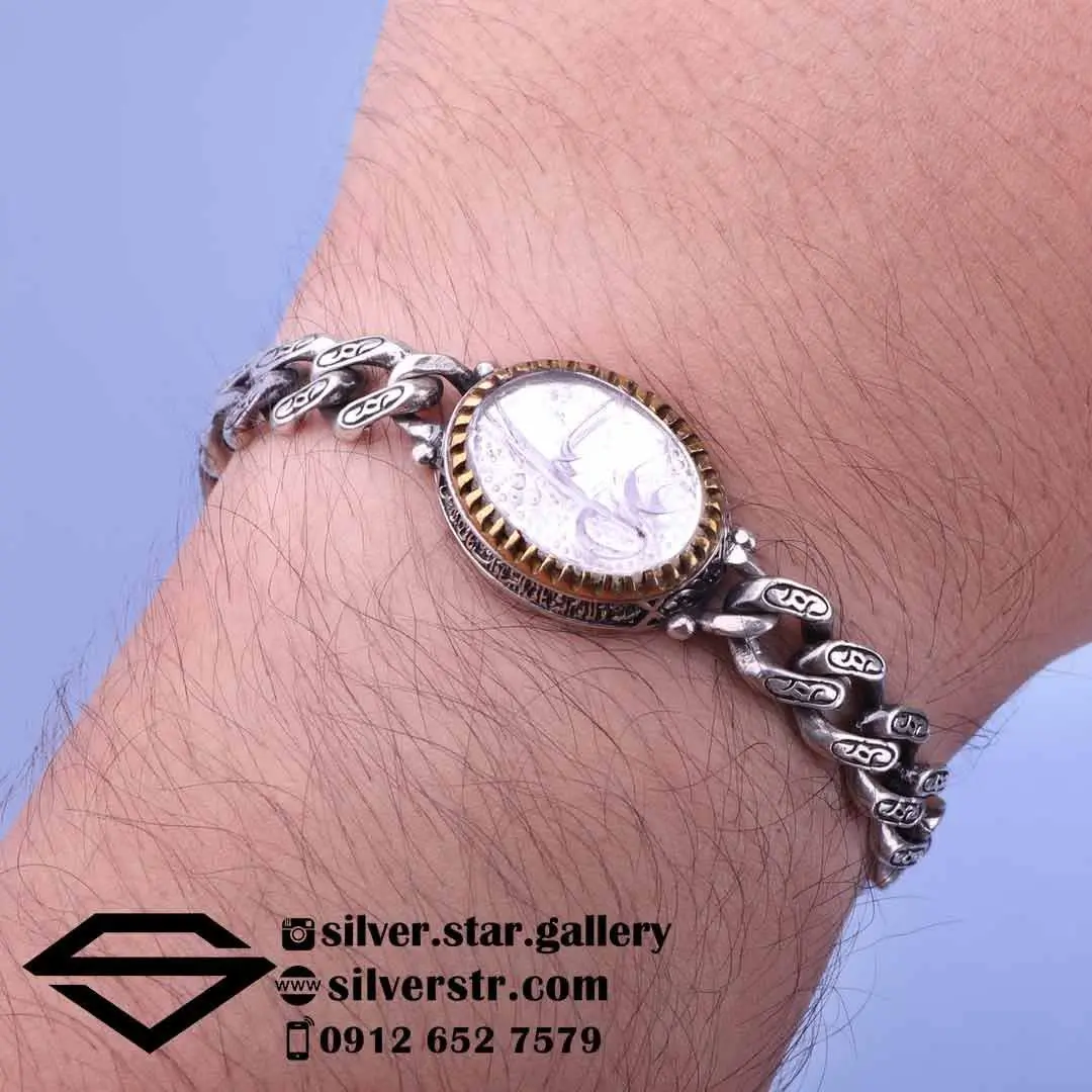 🤍 دستبند مردانه در نجف اصل...