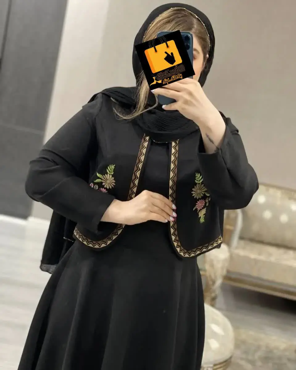 🍃نام: کت و سارافون شانتون گلدوزی 
