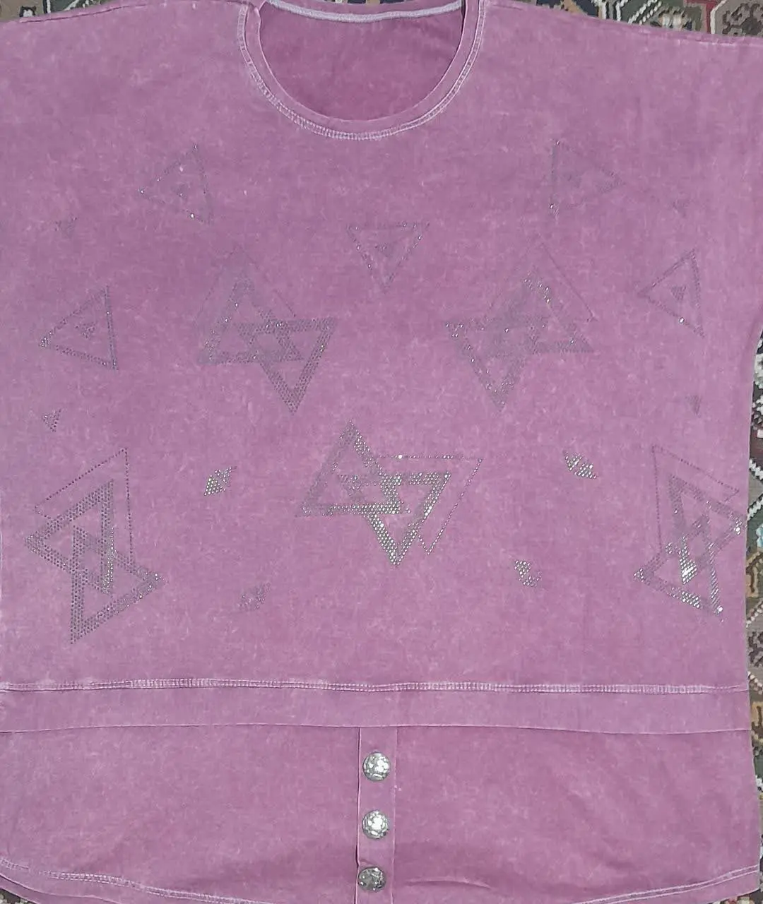 تی شرت سایز بزرگ نیمه آستین 
