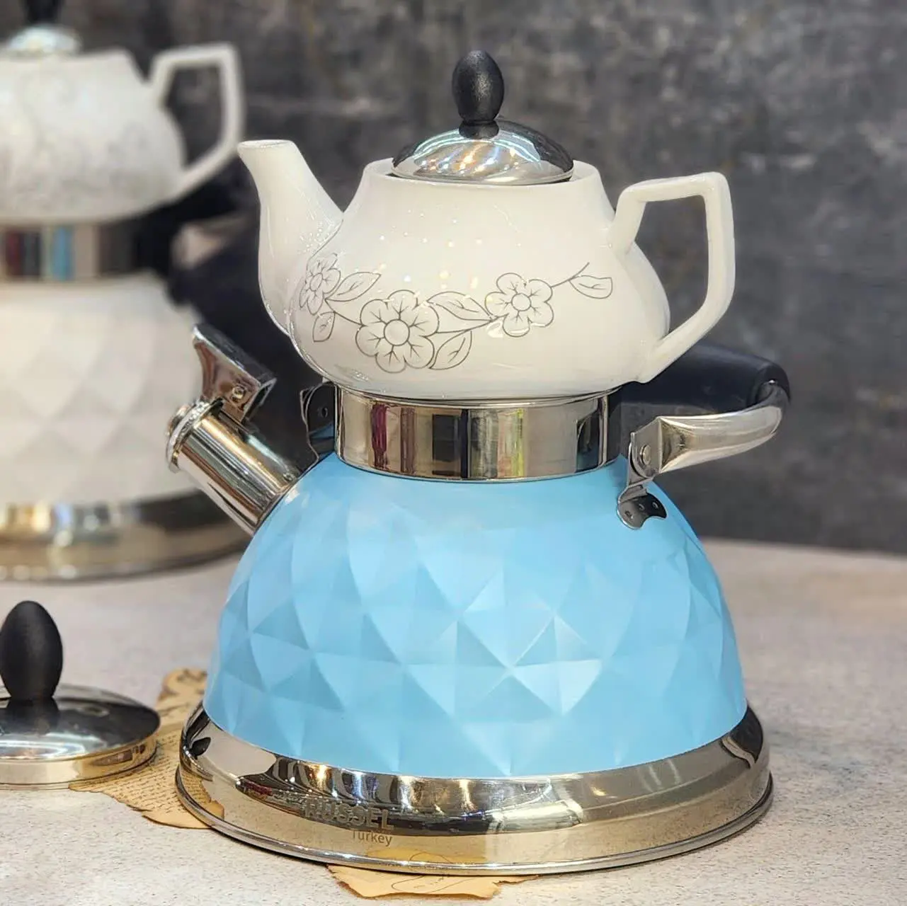 ✅ کتری قوری سوتی Russel 
