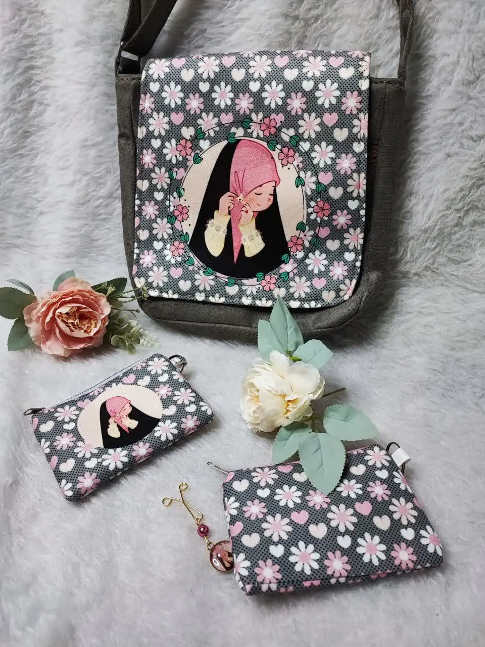 کیف دوشی گل بابونه نوجوان