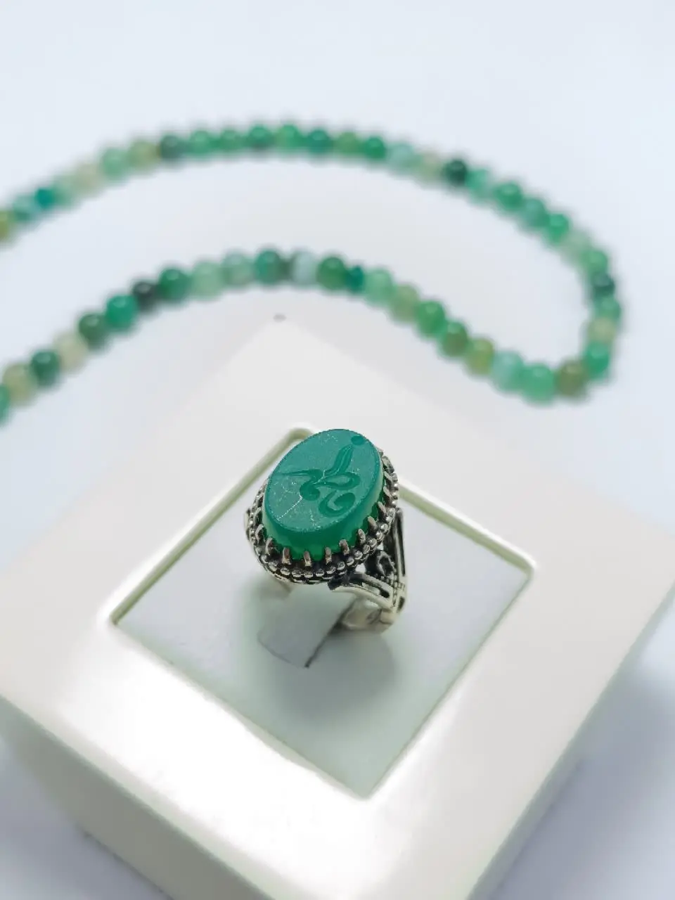 انگشتر نقره مردانه رکاب معر...