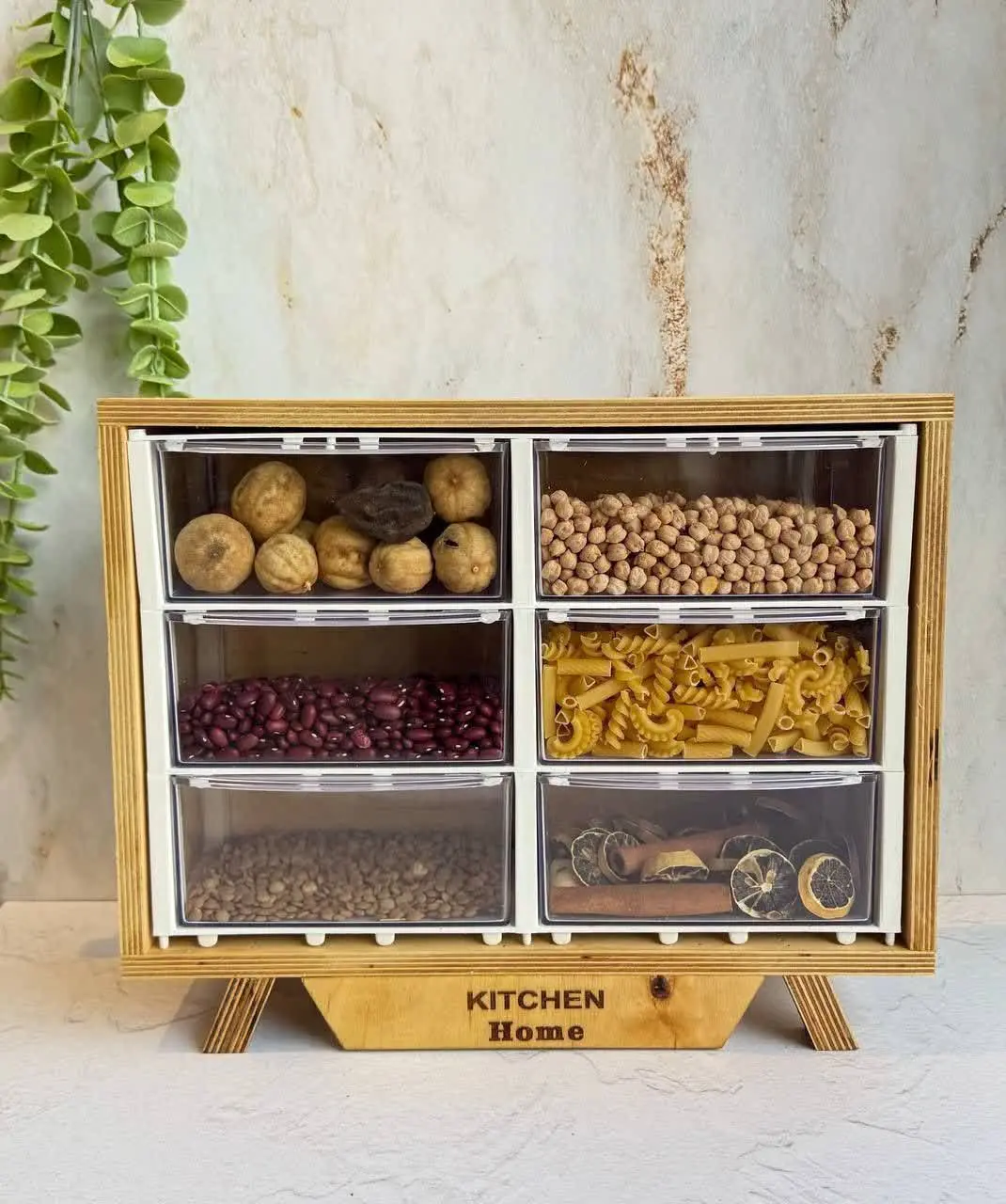 باکس ادویه ۶ کشو بزرگ کیچن
