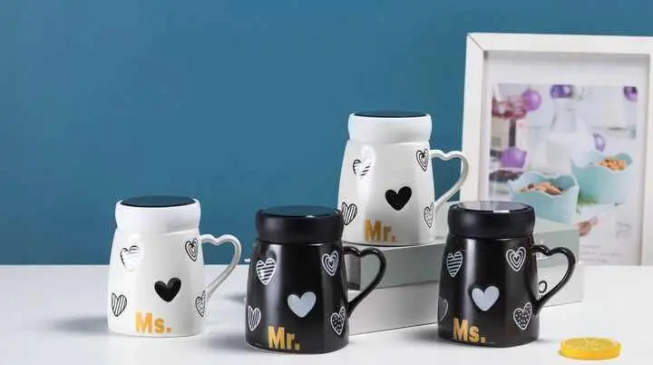 ماگ‌ سرامیکی درب آینه‌ای
