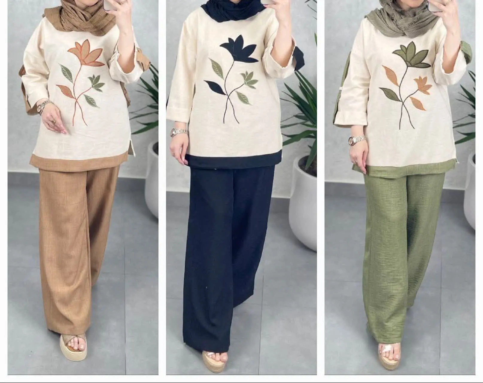 ست شومیز شلوار هایدی🌿