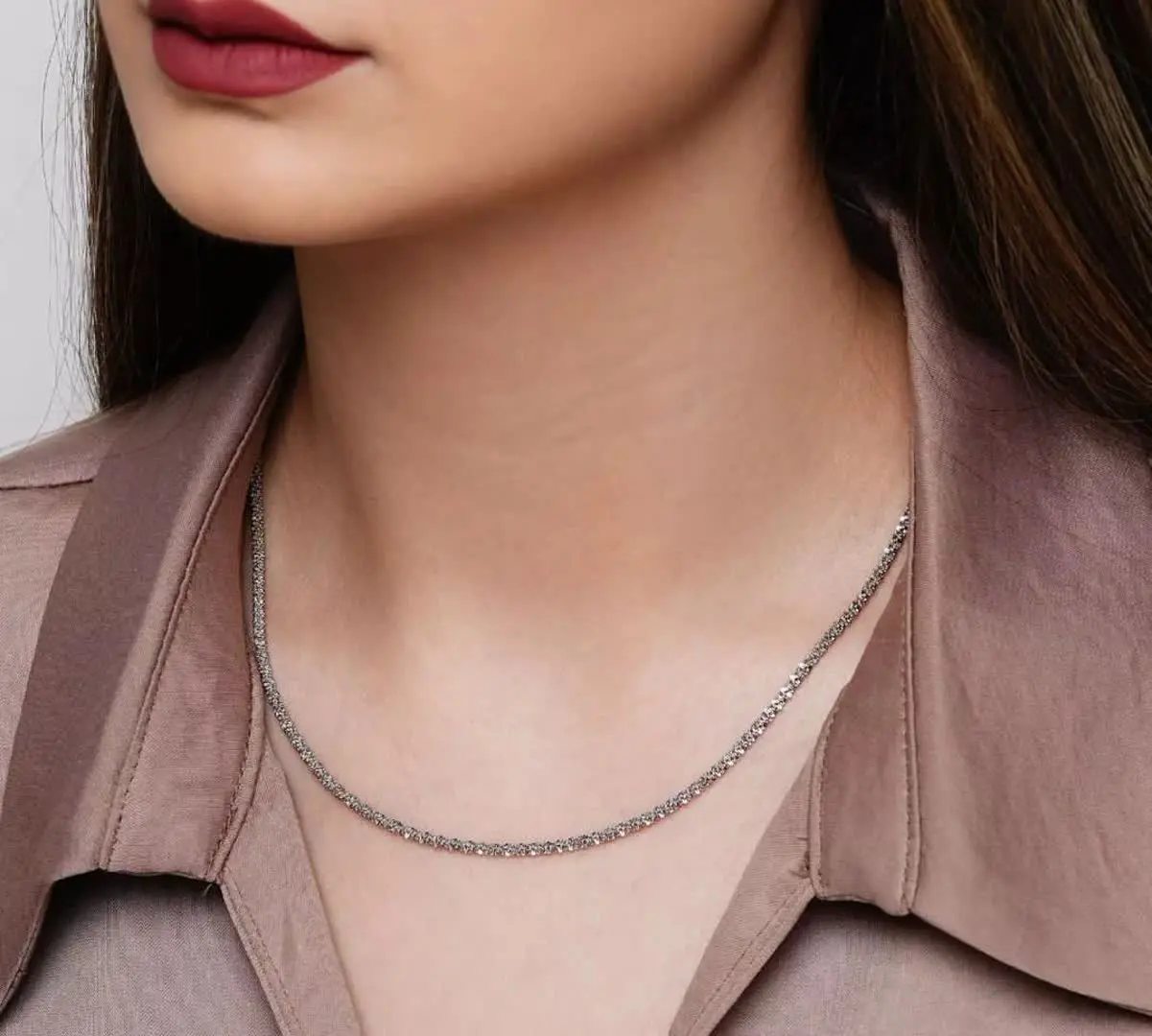 گردنبند خاویاری سیلور شارژ شد 🤗
