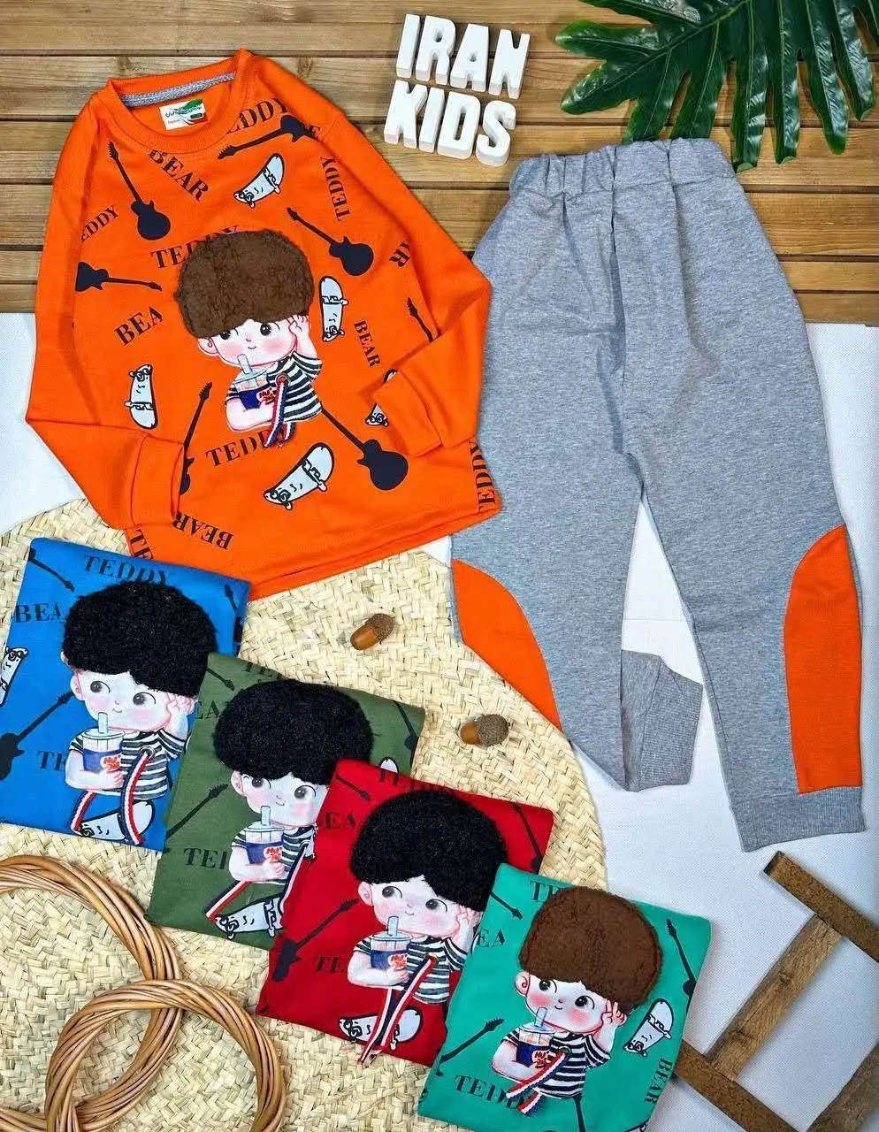 ❤️بلوز شلوار پسرانه موفرفری
