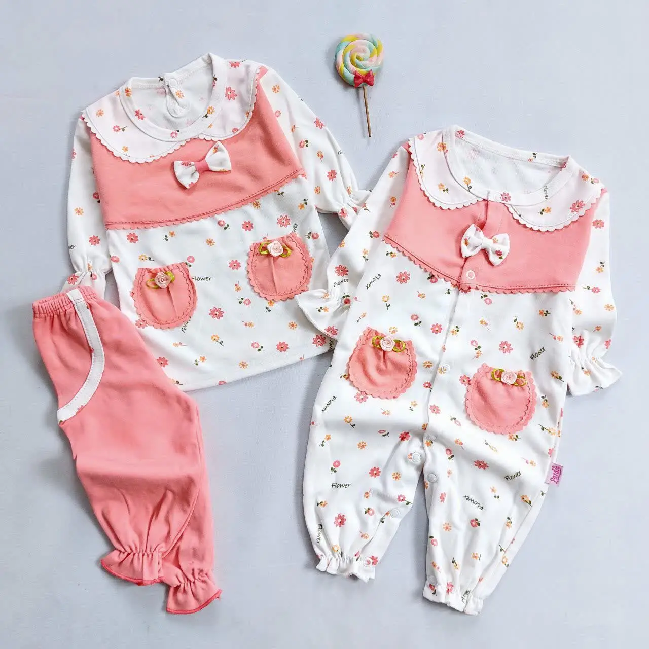 بلوز شلوار و سرهمی گلبهی دو...