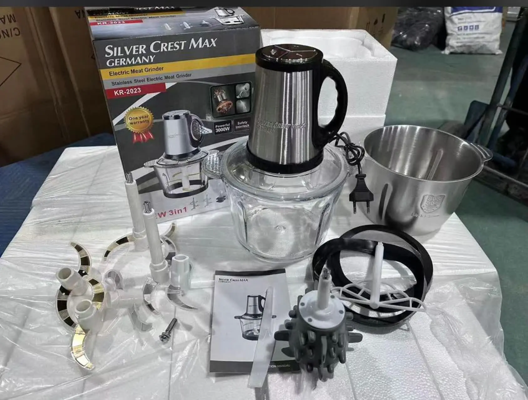 📌خردکن ۲ کاسه سیلور کرست
