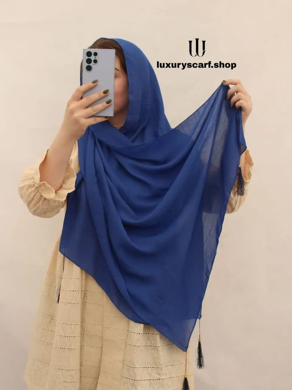 💠 روسری نخی دخترانه درجه یک 💯