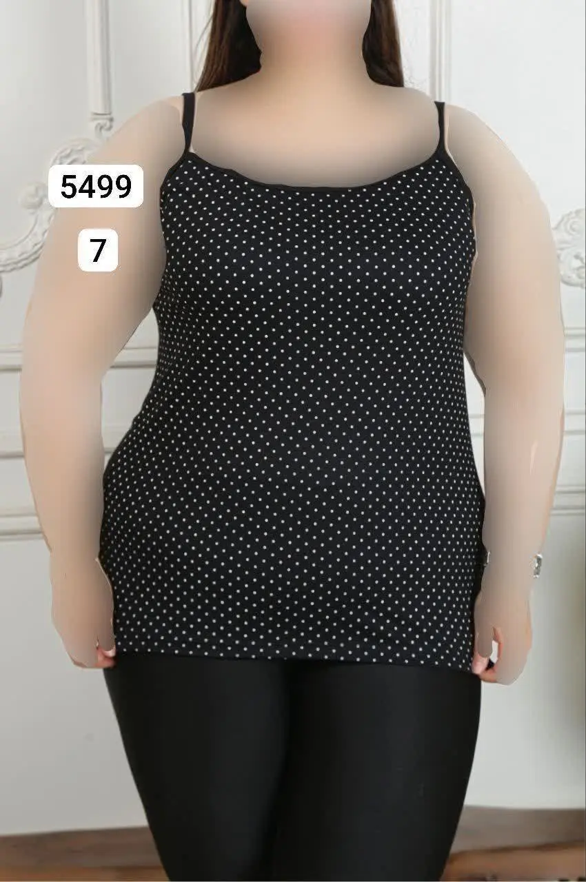 تاپ بنددار خالخالی