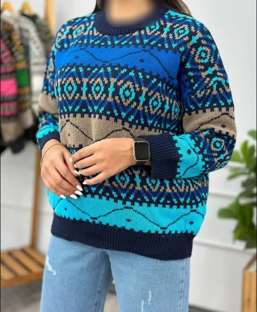 ❤️نام: بلوز بافت مدل ژورمین
