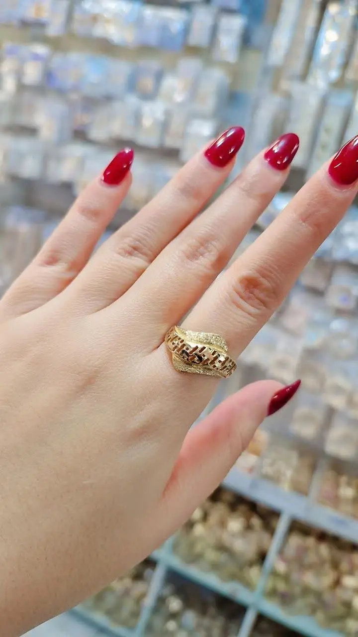 انگشتر طلاروس طرح طلا