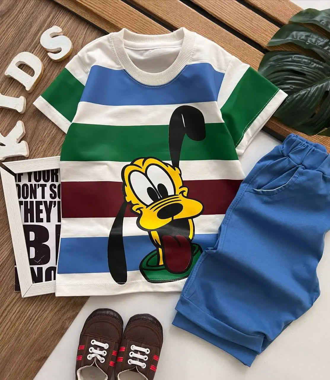 👚نام: ست تیشرت شلوارک گوفی🐶🐶🐶 
