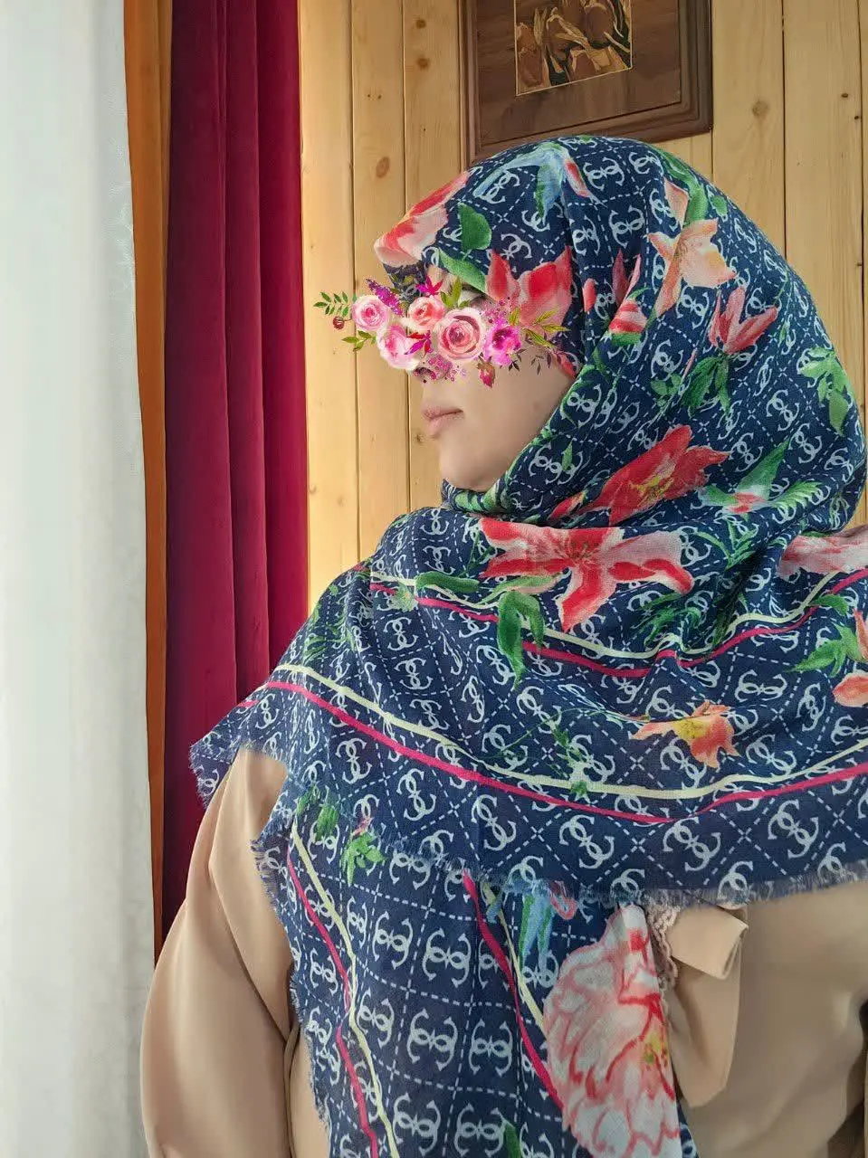 نخپنبه وارداتی سیااسکارف