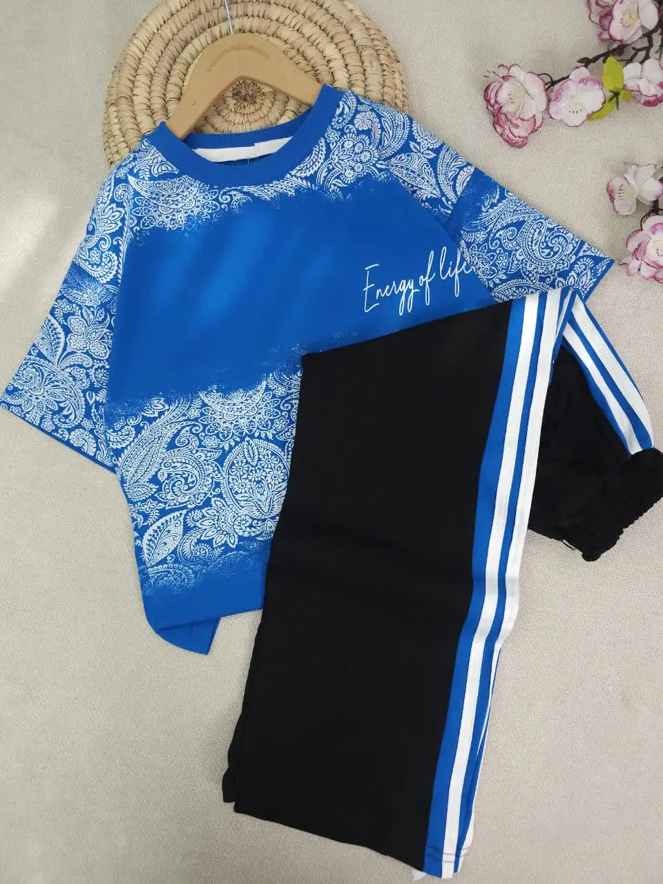 تیشرت شلوار پسرانه طرح سنتی
