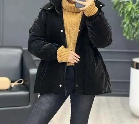 🍃نام: کاپشن کوتاه کمر گت دار
