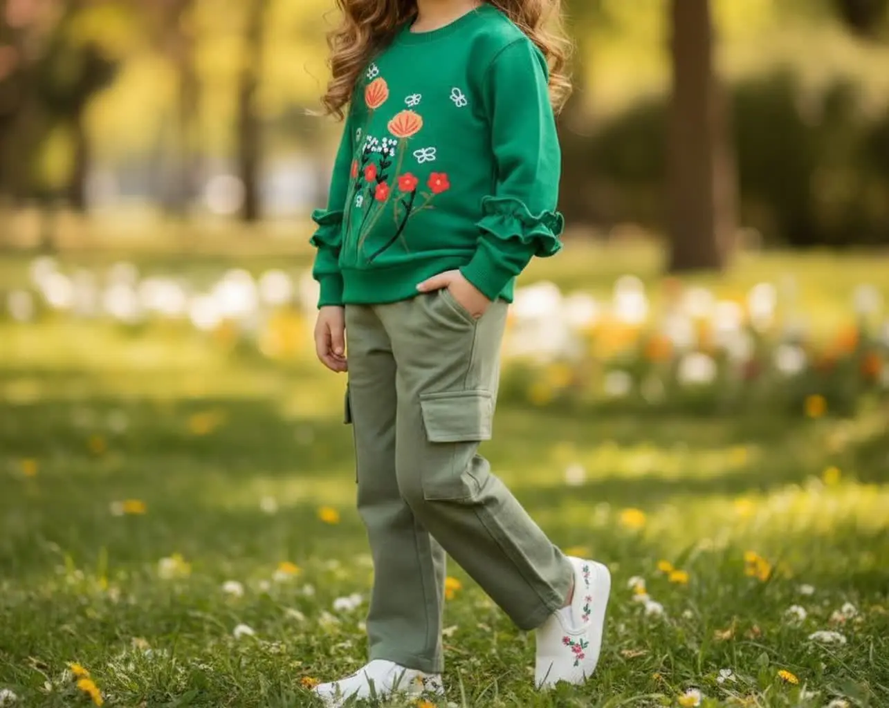 ست کتان چاپ گل