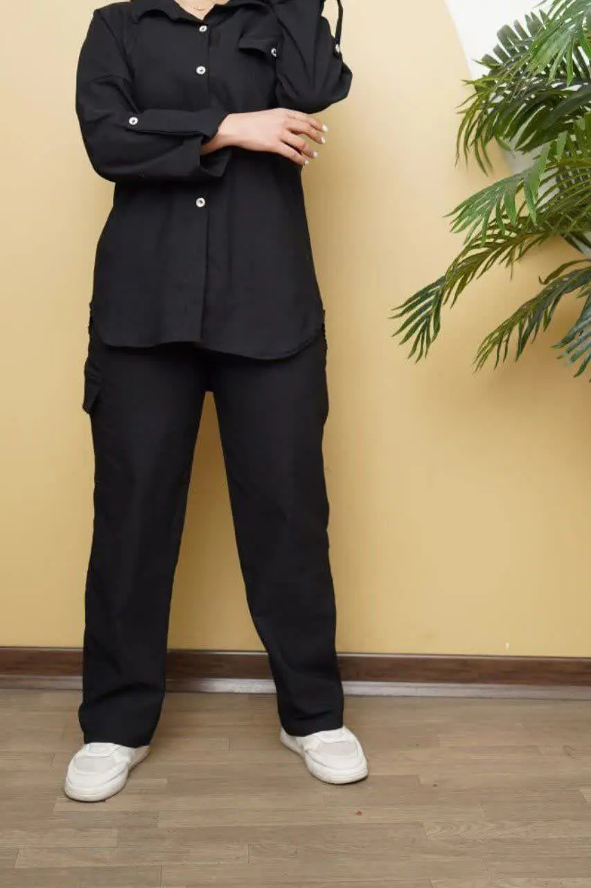 نام: ست دو تیکه مانتو شلوار رافونه🌱🌸
