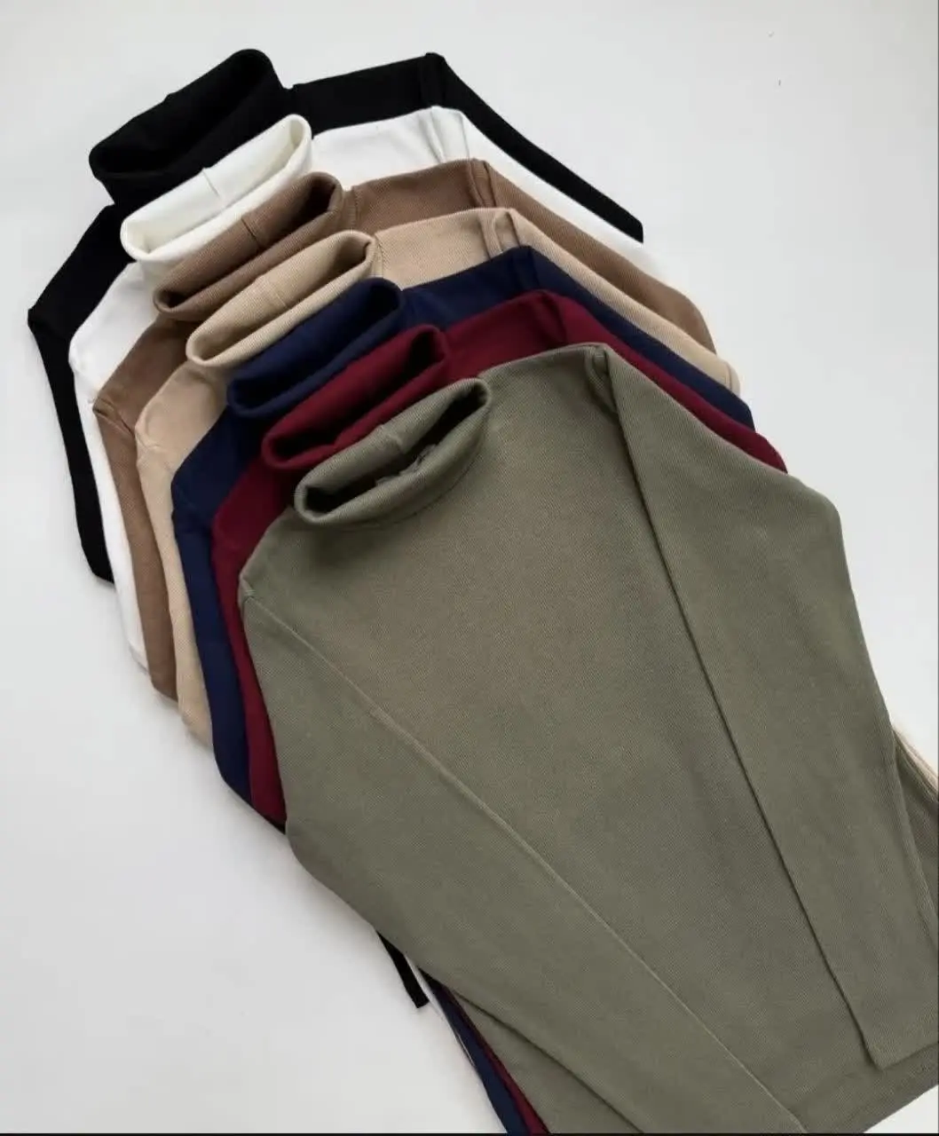 ⭕بلوز یقه اسکی کبریتی آستین...