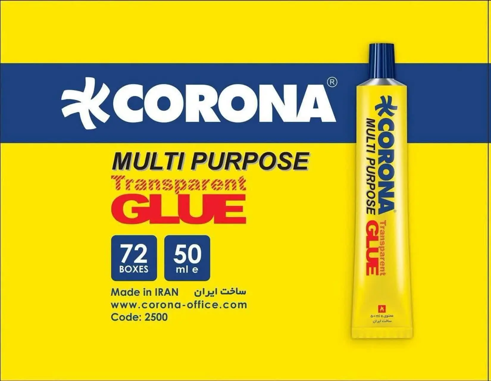 چسب مایع ۵۰ سی سی کرونا

