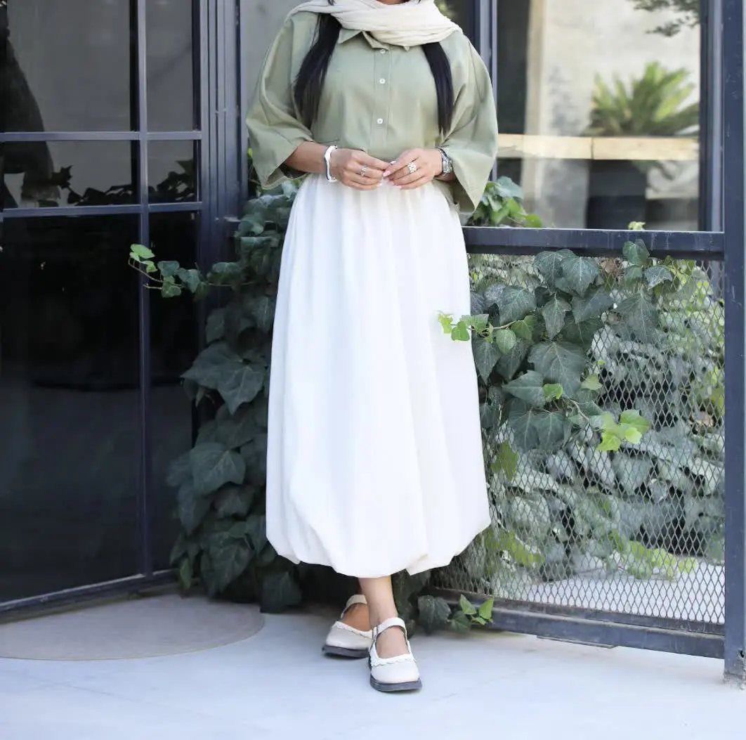 (دامن بالنیشومیز باکسی)