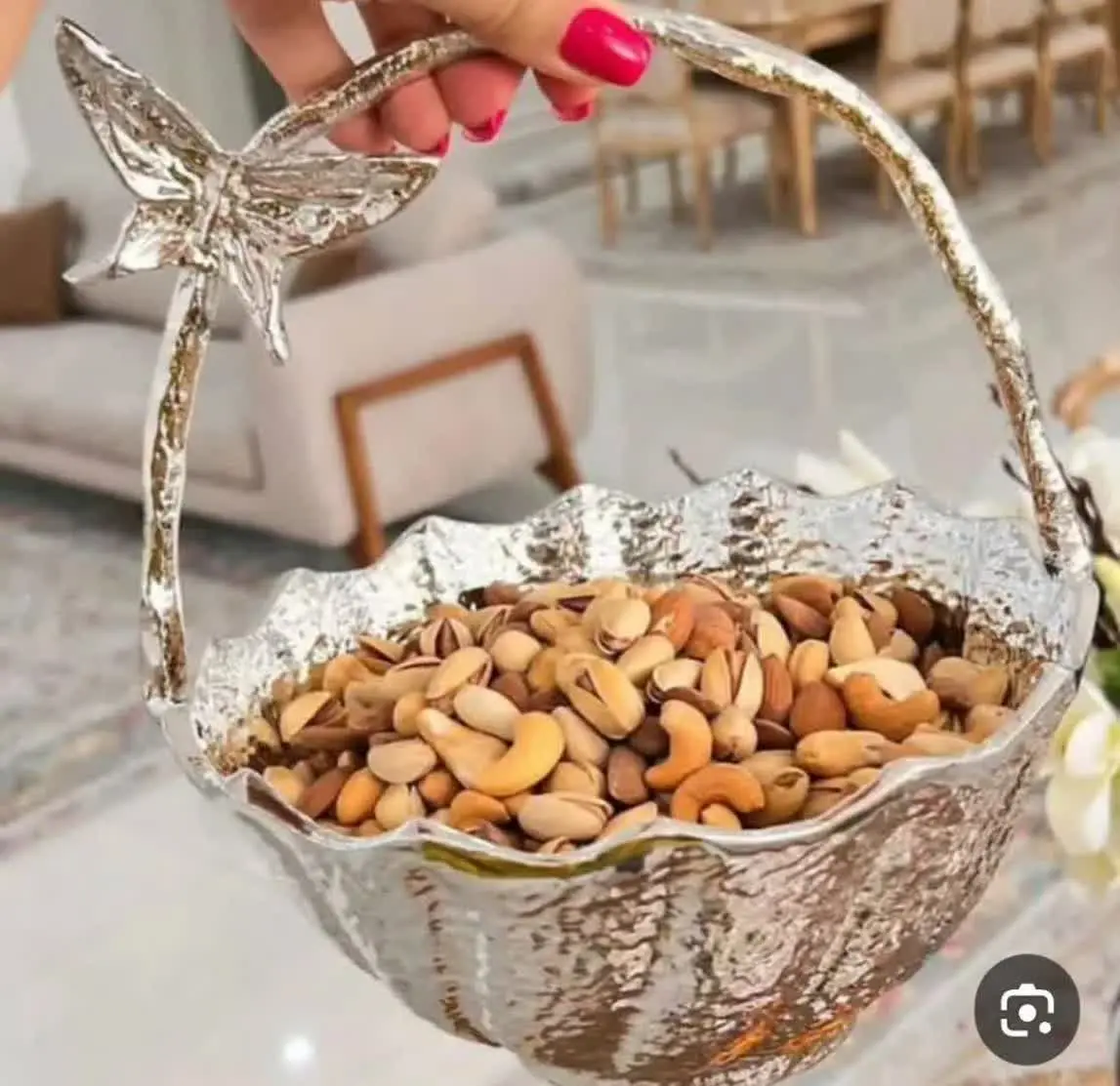 🌟کاسه آجیل یا شکلات پروانه