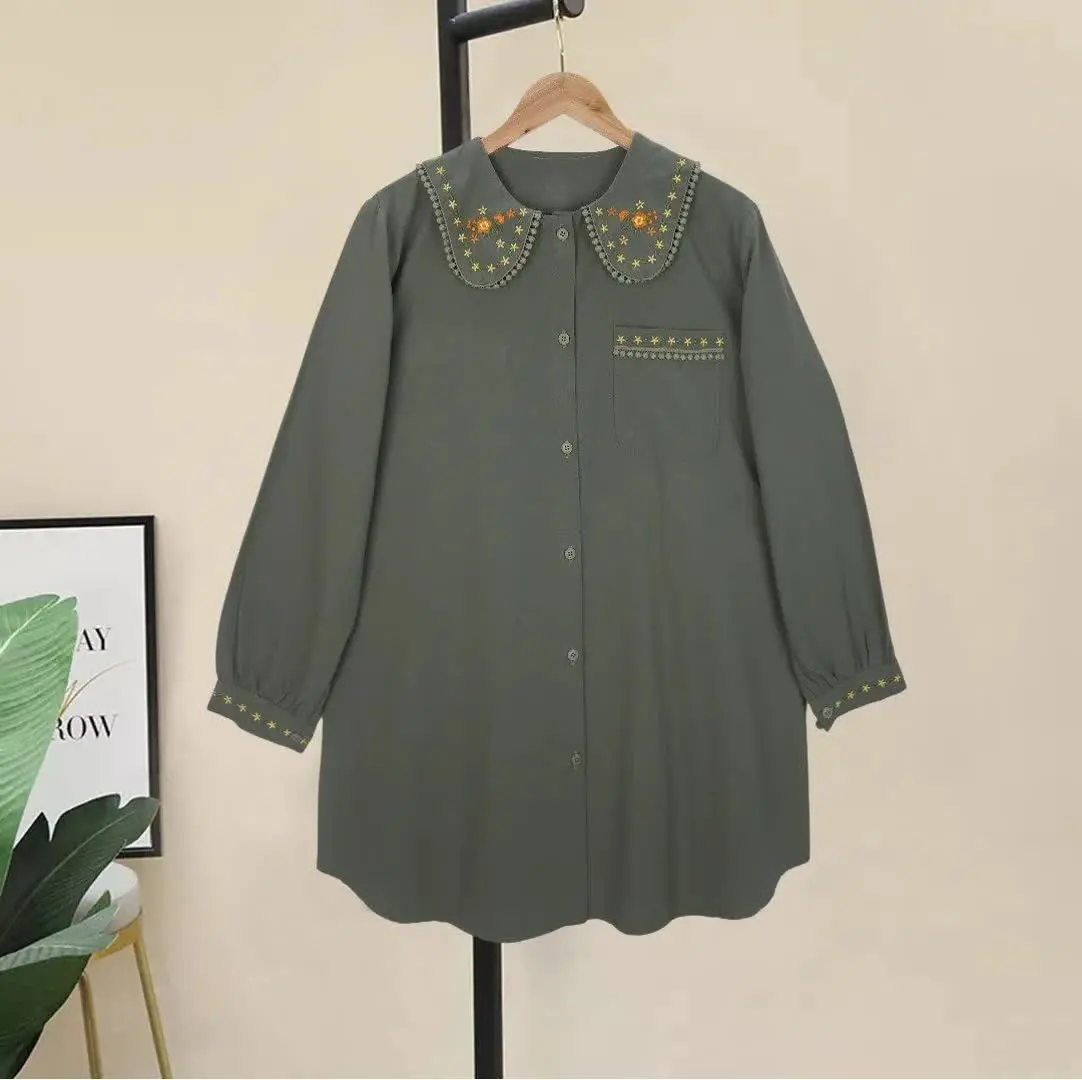 ✅تونیک نخی گلدوزی زرگل😍