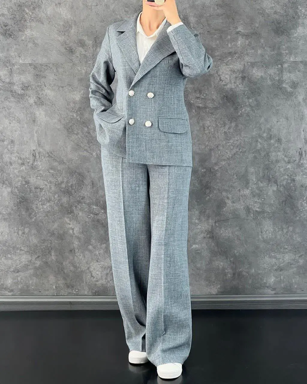 🛍نام: کت شلوار یقه انگلیسی 🌱
