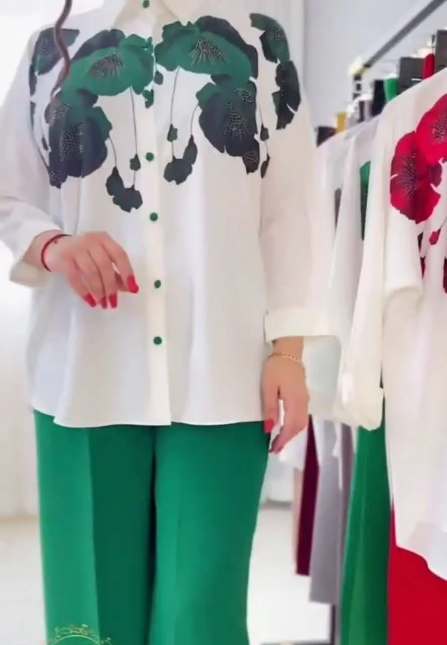 🦋نام مدل: شومیز شلوار آوراز 😎
