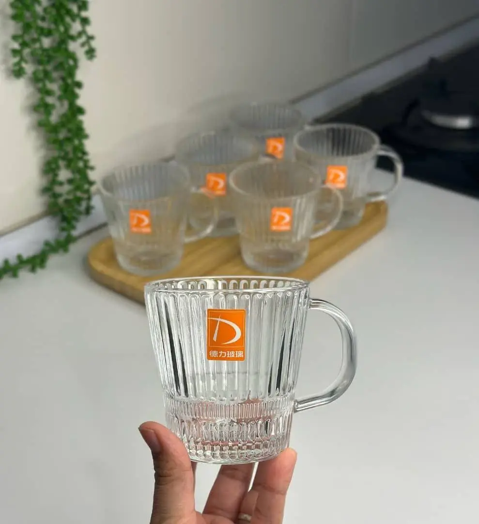 لیوان دسته دار ۶ تایی 
