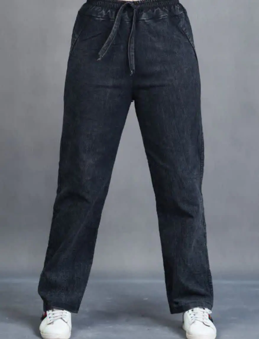 ✅ شلوار نیم بگ طرح لی
