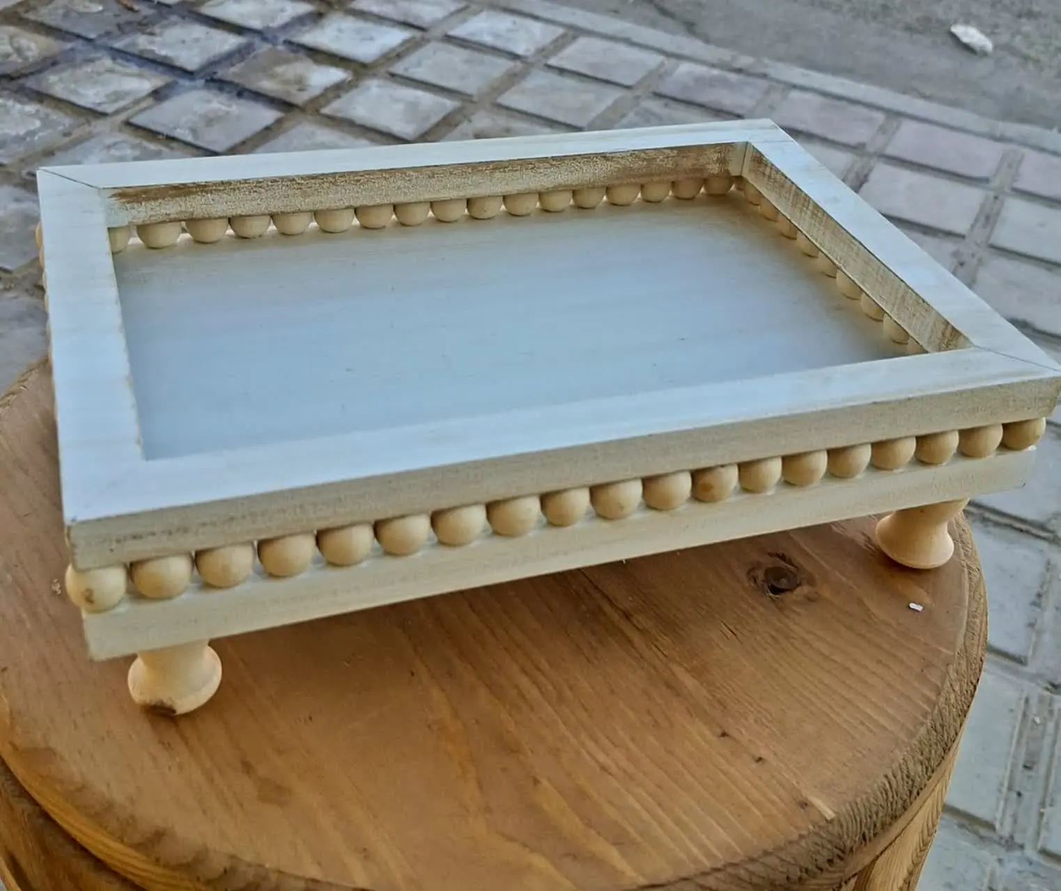 💥رایزر مهره دار چوبی سفید💥