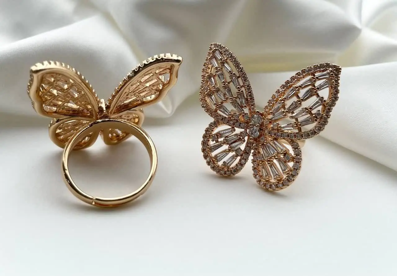 انگشتر پروانه مارک YSX✨💥