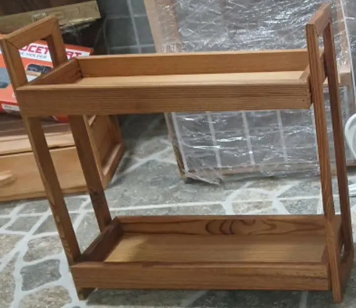 استند دو طبقه دسته دار
