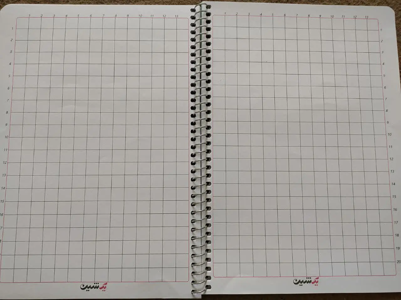 چند تا دفتر شطرنجی پنجاه بر...