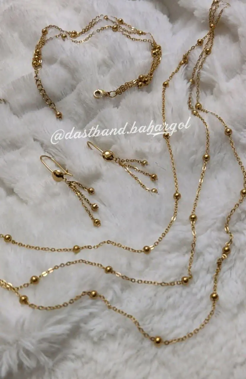 💰قیمت گردنبند سه ردیفه ۲۶۰