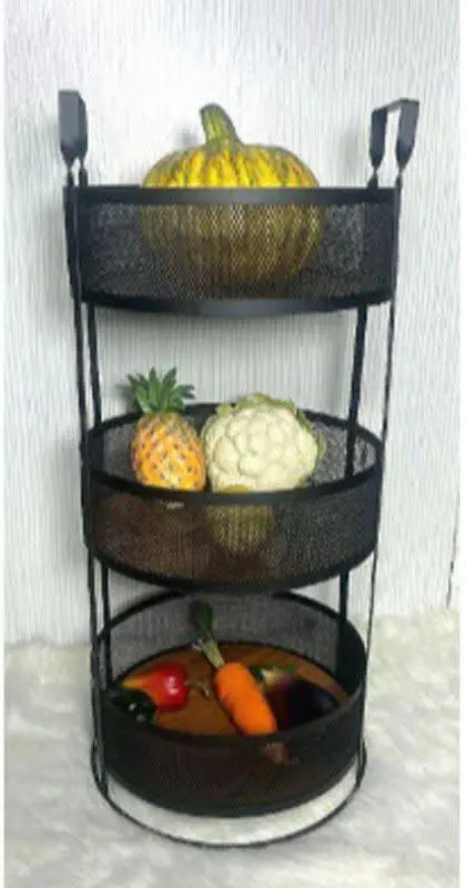 سبد سیب زمینی ۳ طبقه گرد
