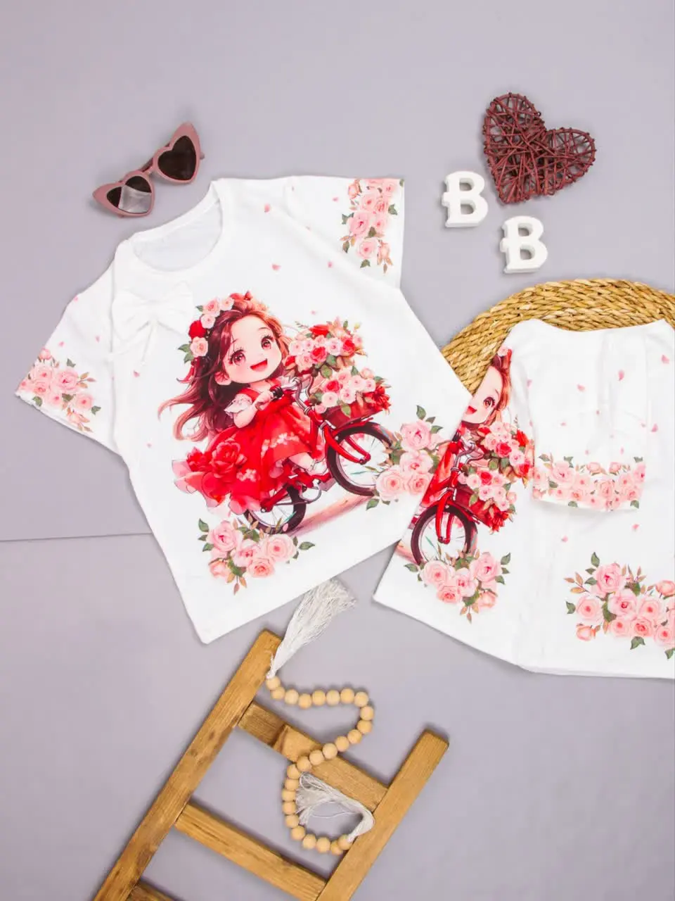 💢تیشرت تک دختر سبدگل💢
