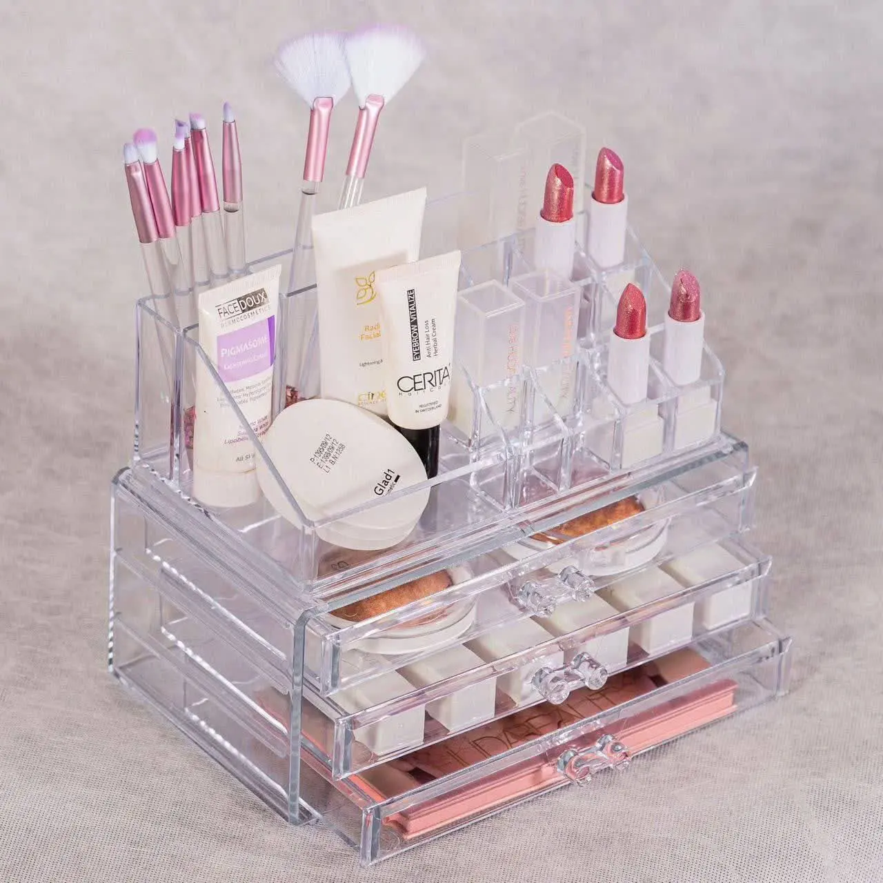 باکس لوازم آرایش کشو دار
