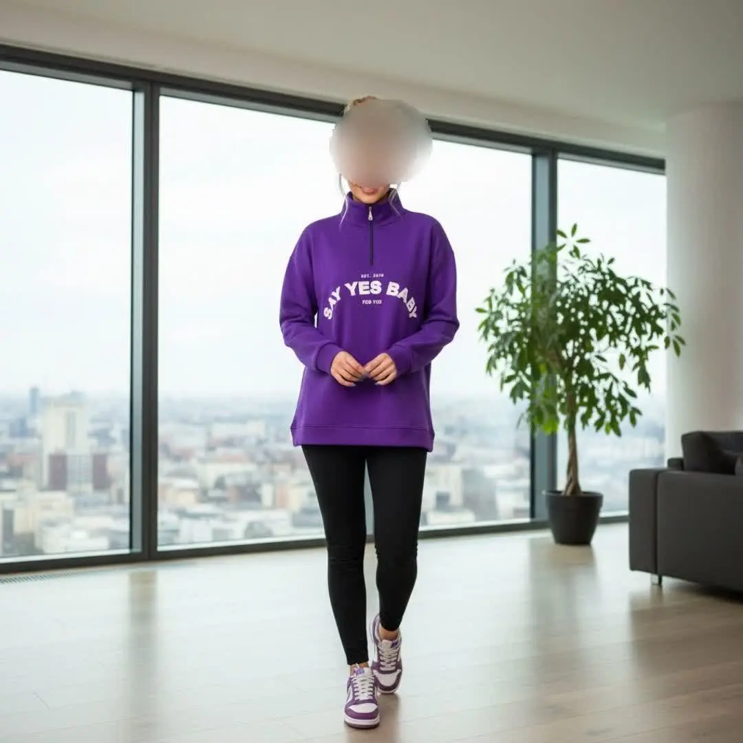 بلوز دورس نیم زیپ SAY YES BABY