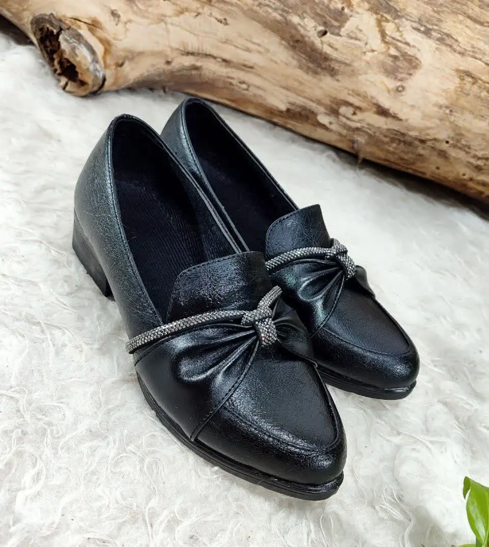  نام: 🥿 کفش کالج طبی مدل پاپیون نگینی 😍
