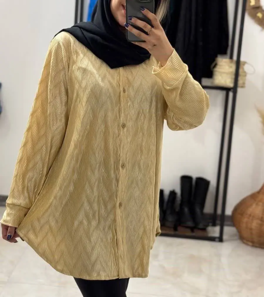 🖋نام: شومیز مانتویی پلیسه‌ای 🔆
